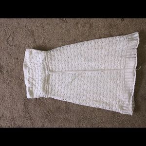 Lily Pulitzer White strapless dress